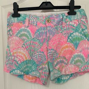 Lilly Pulitzer Shorts Oh Shello Size 0